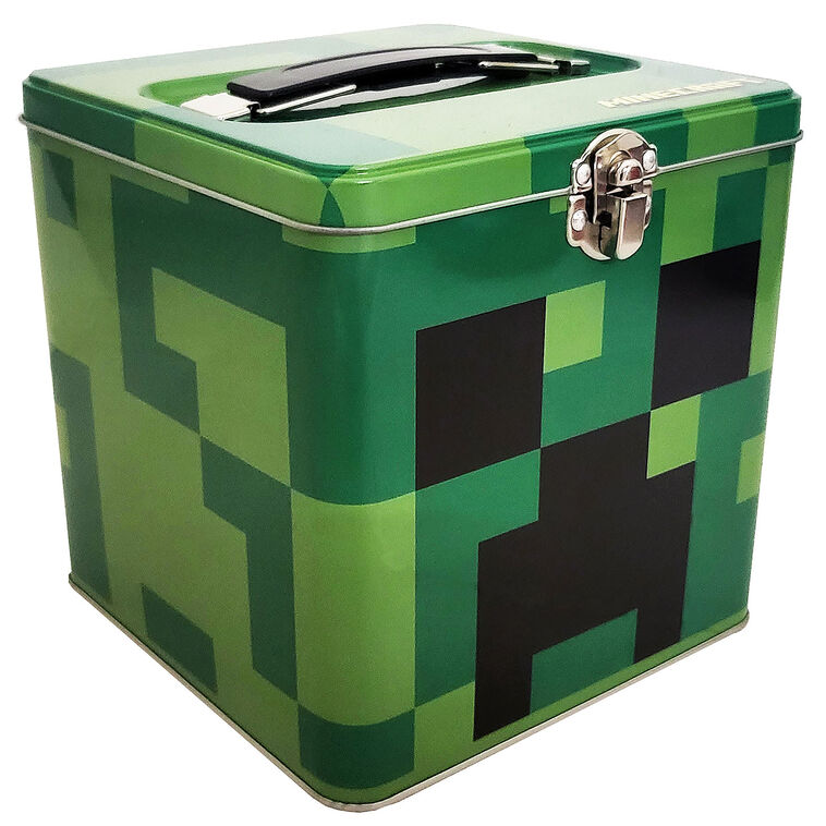 hallmark The Tin Box Company Minecraft Creeper Storage Tin
