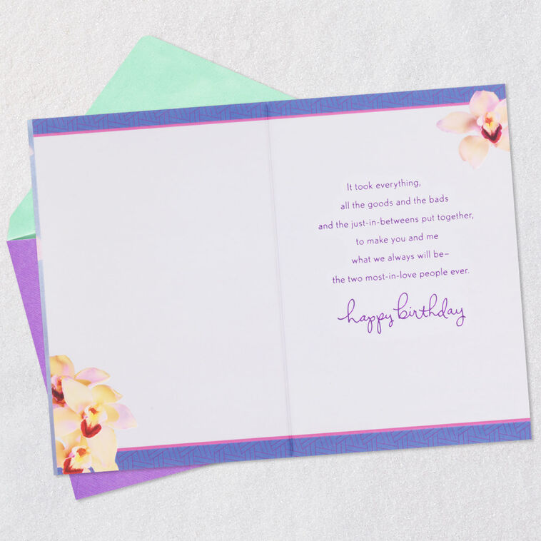 Hallmark The Two Most-in-Love People Ever Birthday Card For Wife