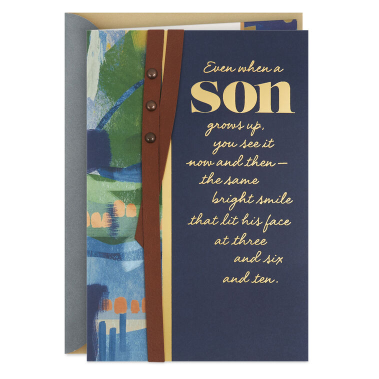 hallmark The Ways You've Grown Birthday Card for Son