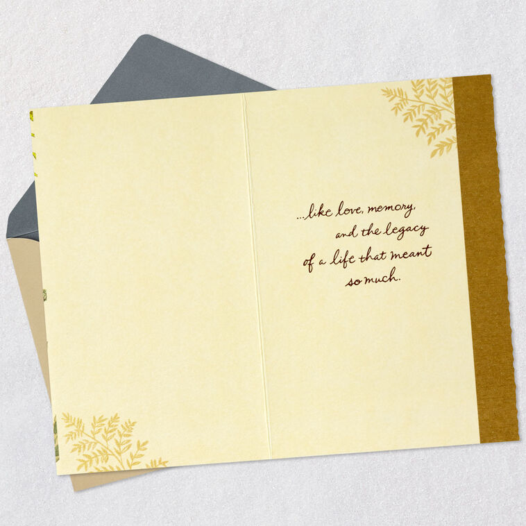 Hallmark Their Love And Legacy Will Never End Sympathy Card