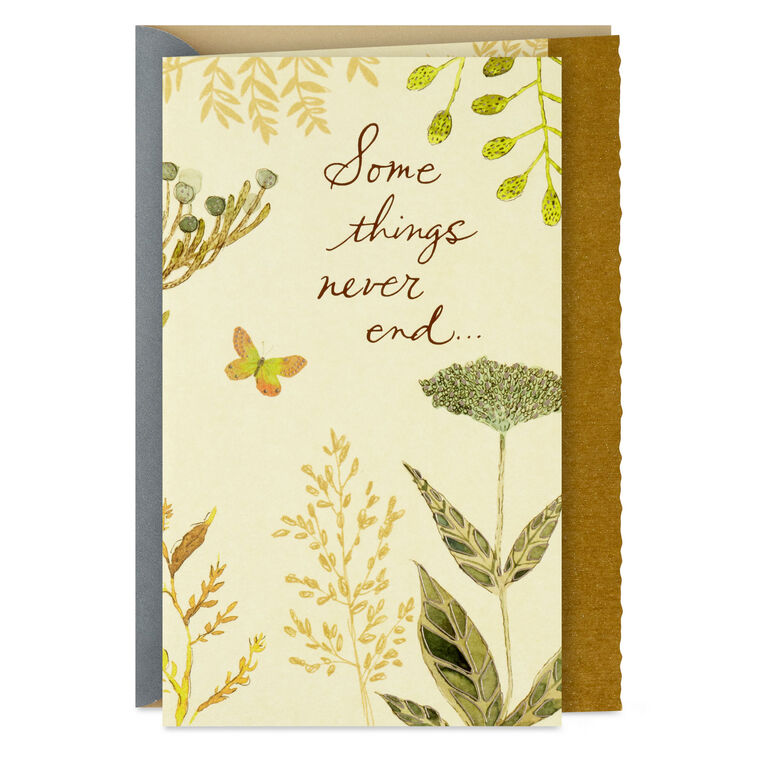 hallmark Their Love and Legacy Will Never End Sympathy Card