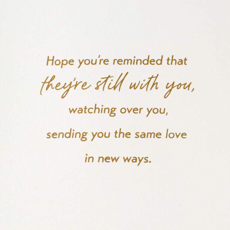 Hallmark Their Love Stays With You Sympathy Card For Loss Of Parent