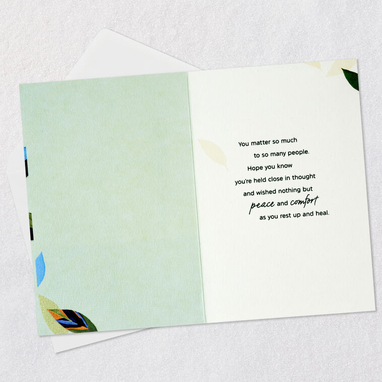 Hallmark There's A Circle Of Caring All Around You Get Well Card