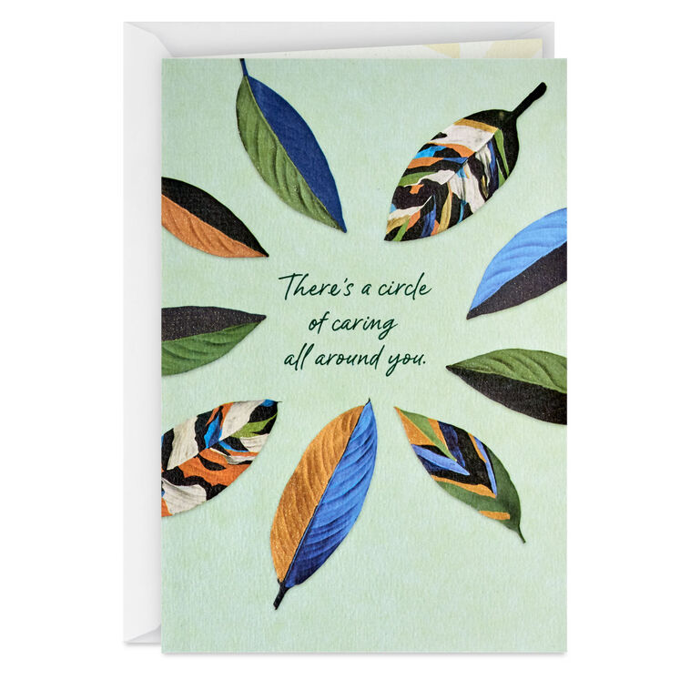 hallmark There's a Circle of Caring All Around You Get Well Card