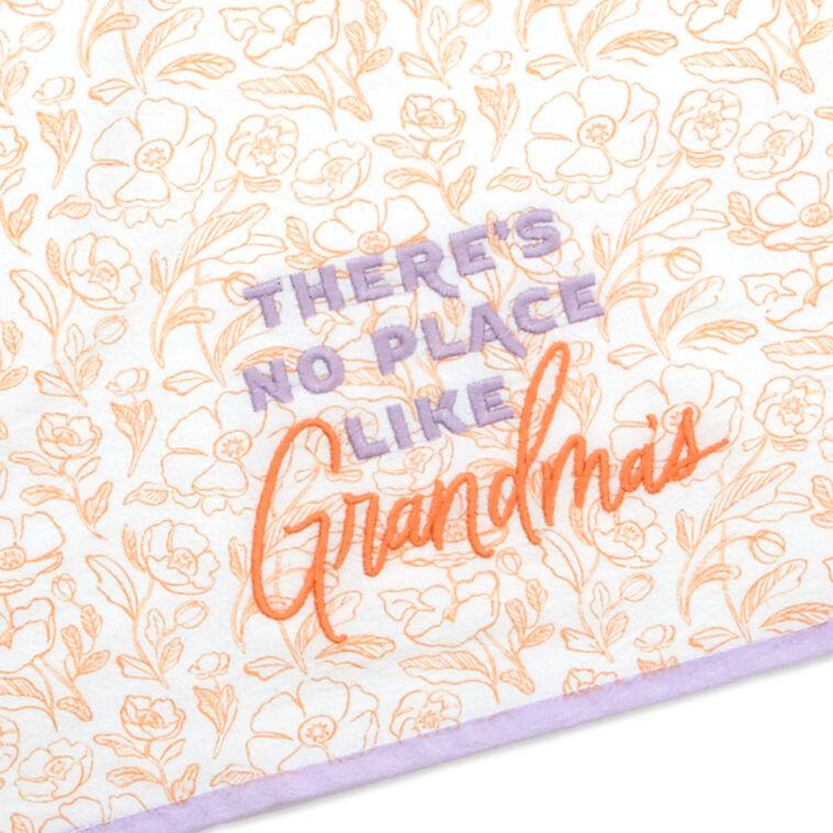 Hallmark There's No Place Like Grandma's Tea Towel Mug And Spoon Gift Set