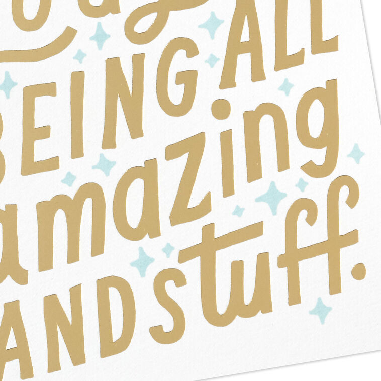 Hallmark There You Go Being Amazing Blank Thank You Notes Pack Of 10