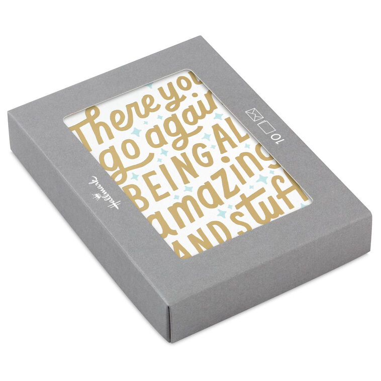 hallmark There You Go Being Amazing Blank Thank You Notes Pack of 10