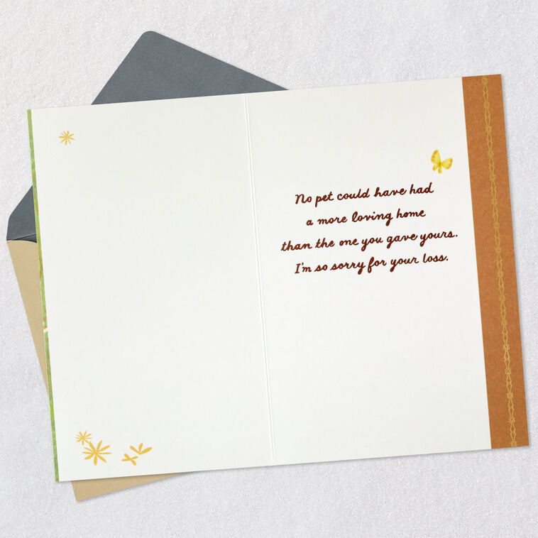 Hallmark They Know When They're Loved Sympathy Card For Loss Of Dog