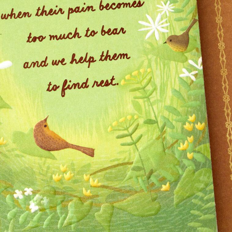 Hallmark They Know When They're Loved Sympathy Card For Loss Of Dog