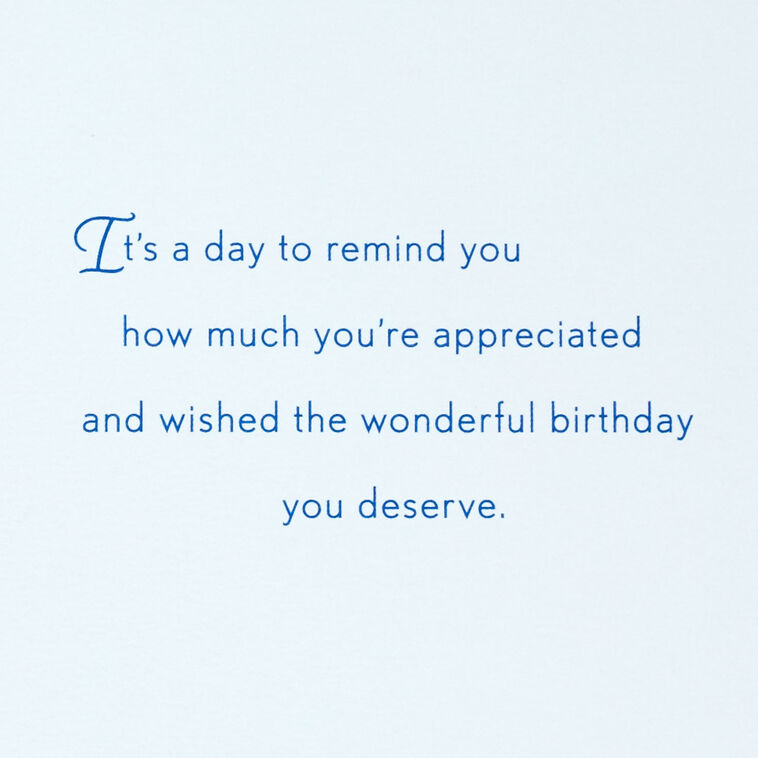 Hallmark Things That Make You Happy Birthday Card For Him