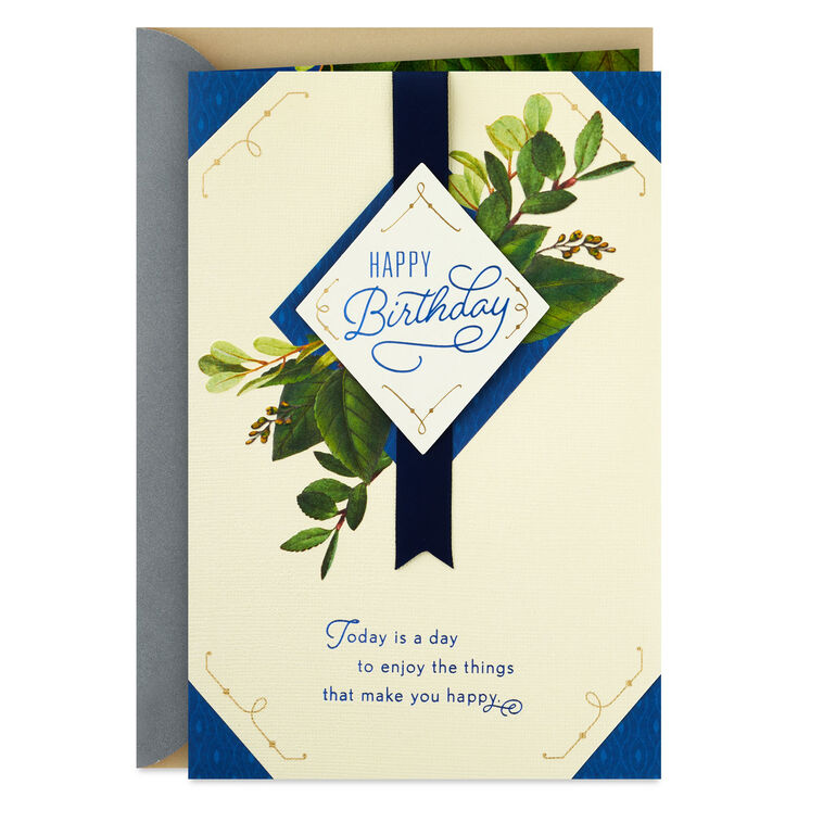 hallmark Things That Make You Happy Birthday Card for Him