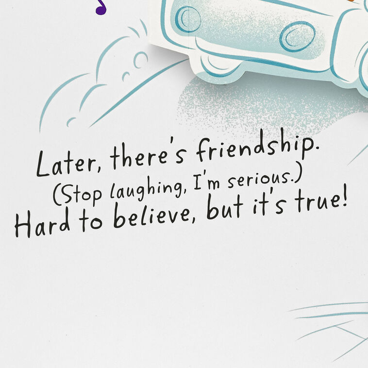Hallmark Things We Share Funny Pop-Up Birthday Card For Sister
