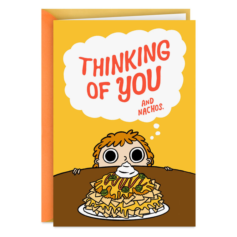hallmark Thinking of You and Nachos Funny Friendship Card
