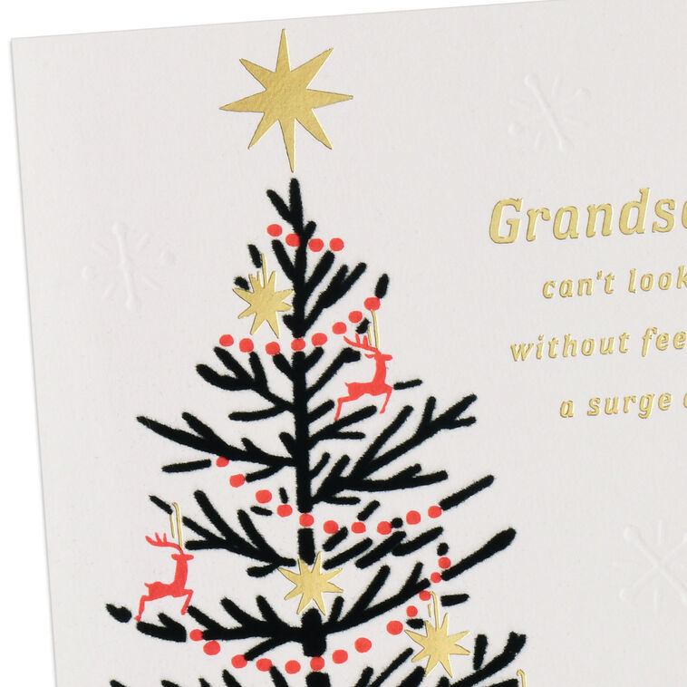 Hallmark Thinking Of You With Love And Pride Christmas Card For Grandson