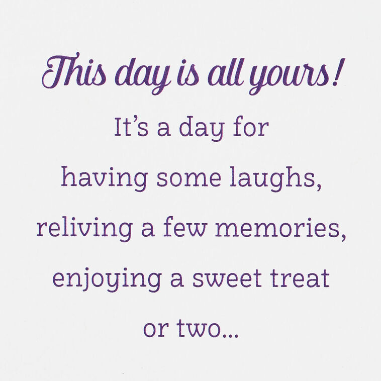 Hallmark This Day Is All Yours Birthday Card For Relative