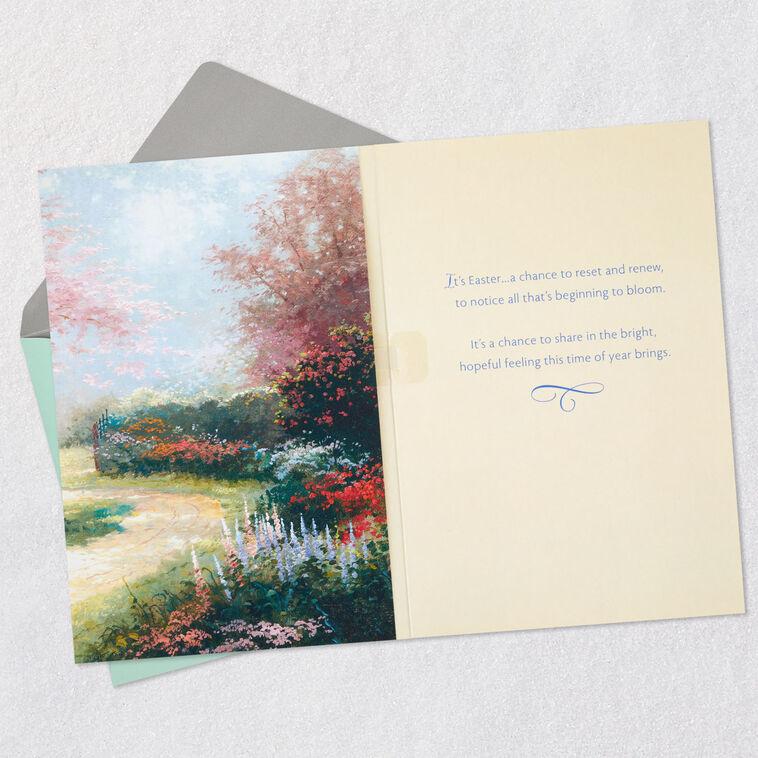 Hallmark Thomas Kinkade Reset And Renew Musical Easter Card