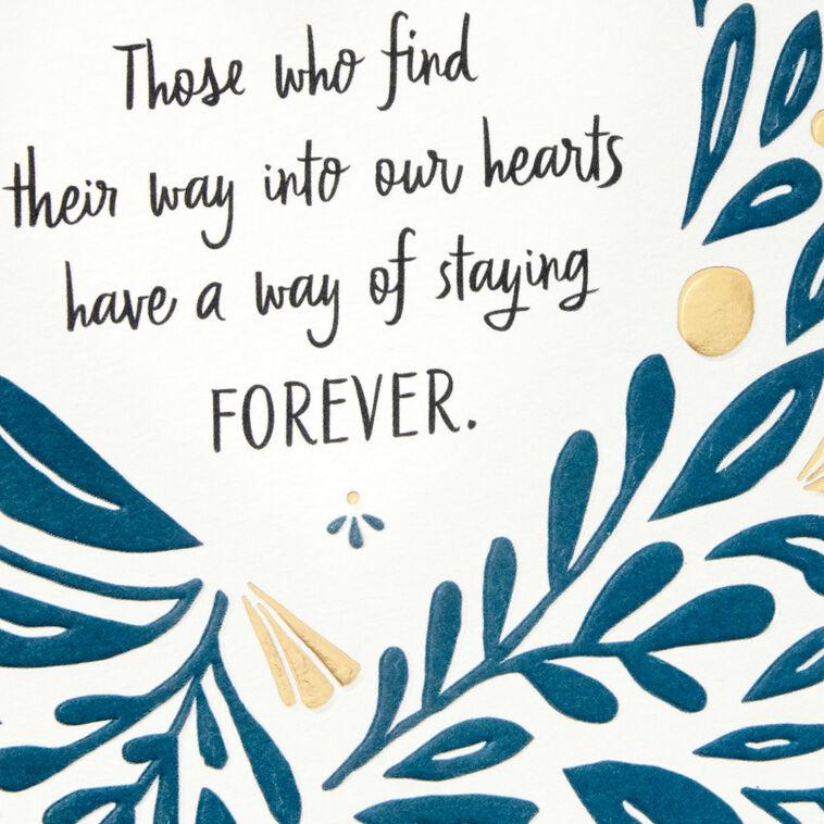 Hallmark Those Who Find A Way Into Our Hearts Sympathy Card