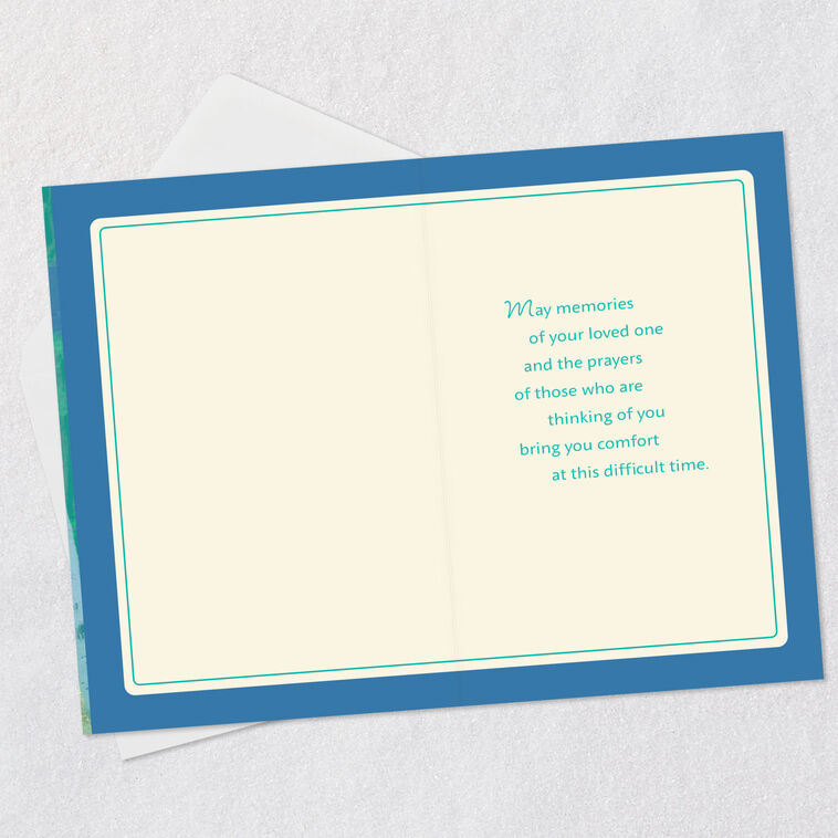Hallmark Thoughts And Prayers Are With You Sympathy Card