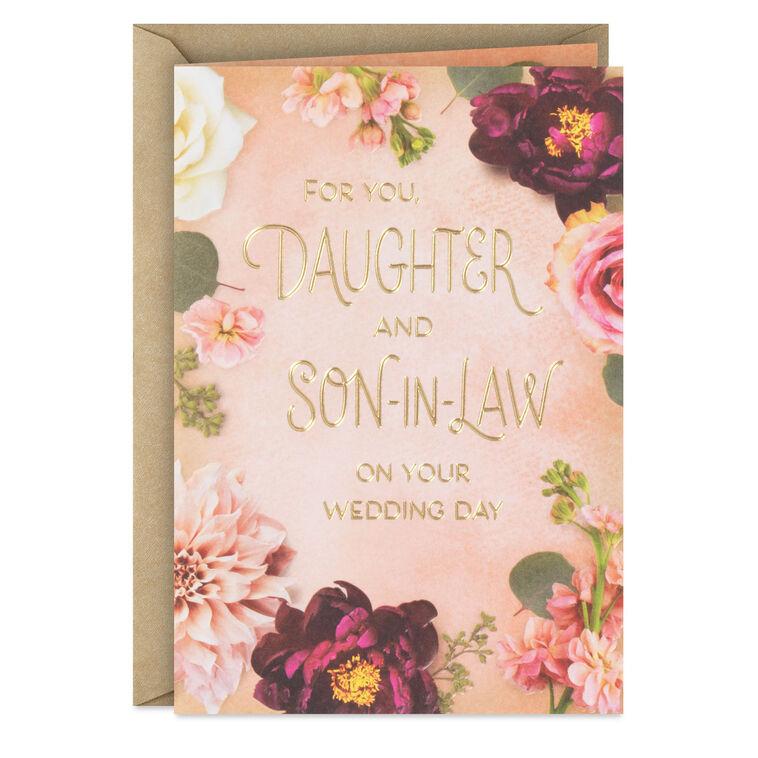 hallmark Thrilled to Celebrate You Wedding Card for Daughter and Son-in-Law