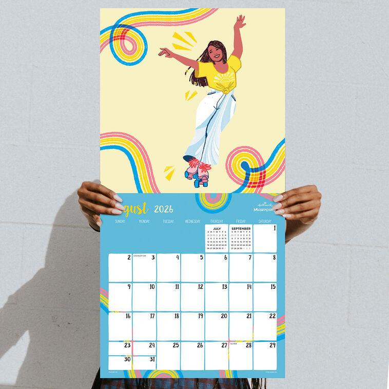 Hallmark Time Factory Hallmark Mahogany Art And Inspiration 2026 Wall Calendar