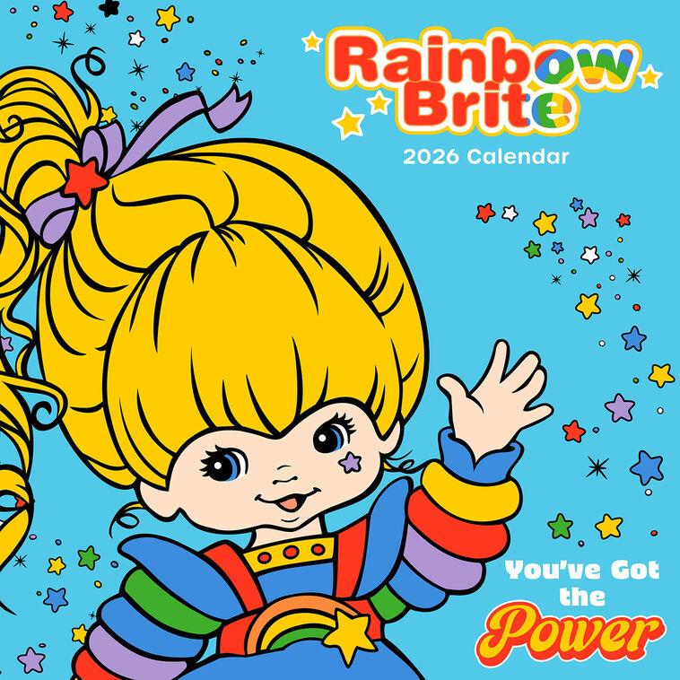 hallmark Time Factory Rainbow Brite You've Got the Power 2026 Wall Calendar