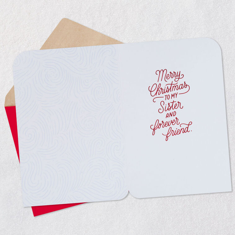 Hallmark Time Flies But Love Stays Christmas Card For Sister
