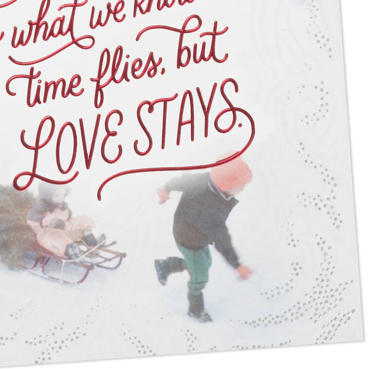 Hallmark Time Flies But Love Stays Christmas Card For Sister
