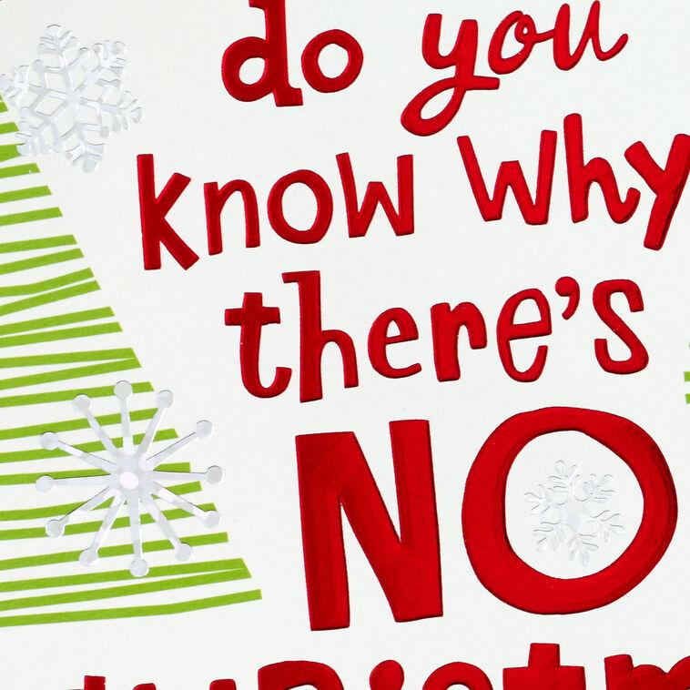 Hallmark Tis The Season Funny Christmas Card For Grandson