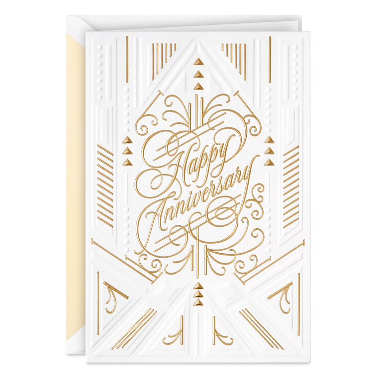 hallmark To Life Love and Happiness Anniversary Card