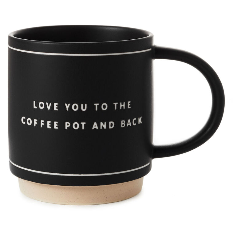 hallmark To the Coffee Pot and Back Funny Mug 16 oz