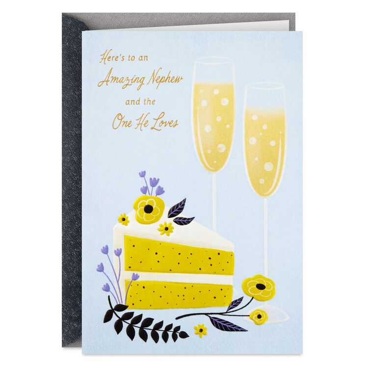 hallmark To Your Happy Forever Wedding Card for Nephew and Spouse