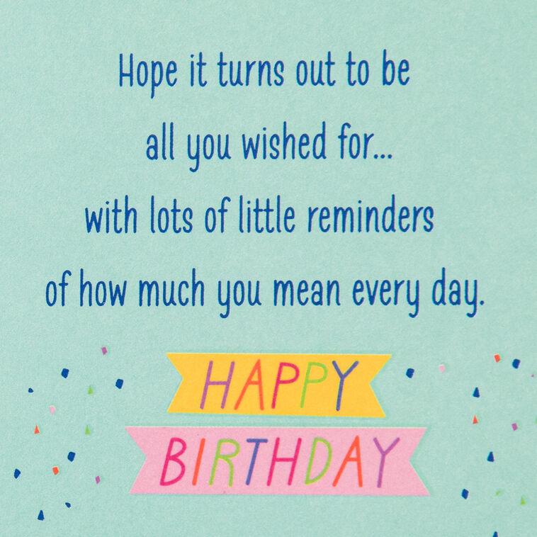 Hallmark Today Belongs To You Birthday Card For Daughter-in-Law