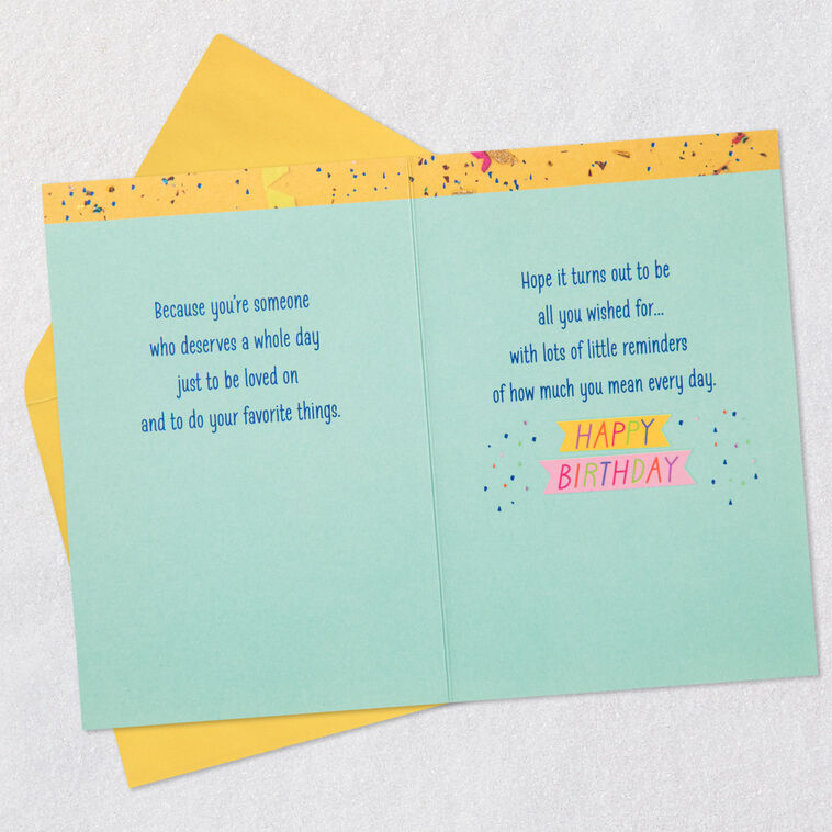 Hallmark Today Belongs To You Birthday Card For Daughter-in-Law