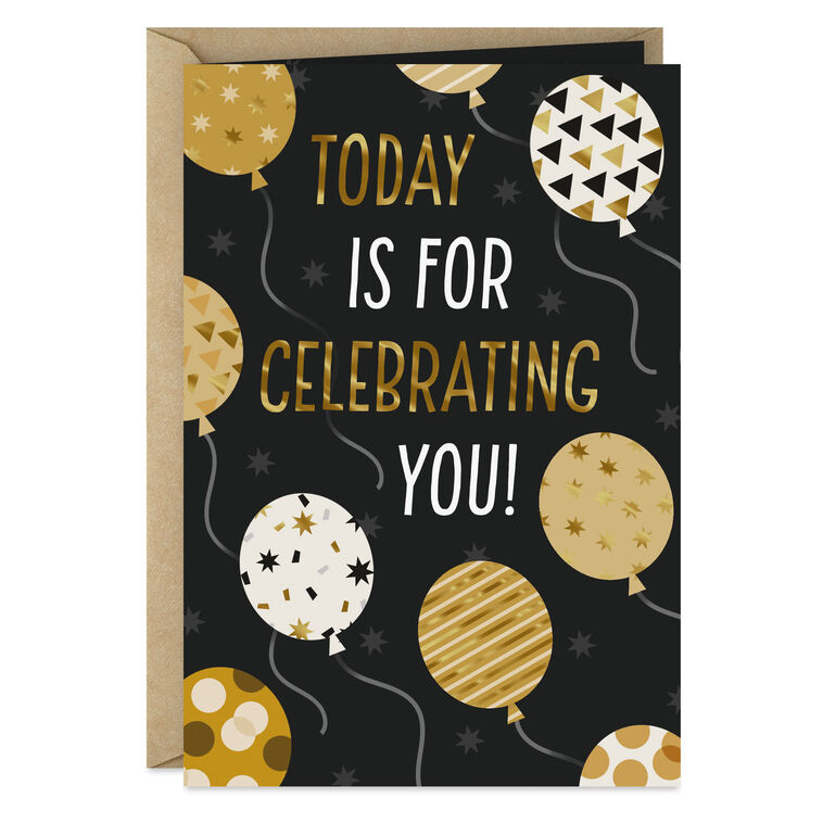 hallmark Today Is for Celebrating You Birthday Card