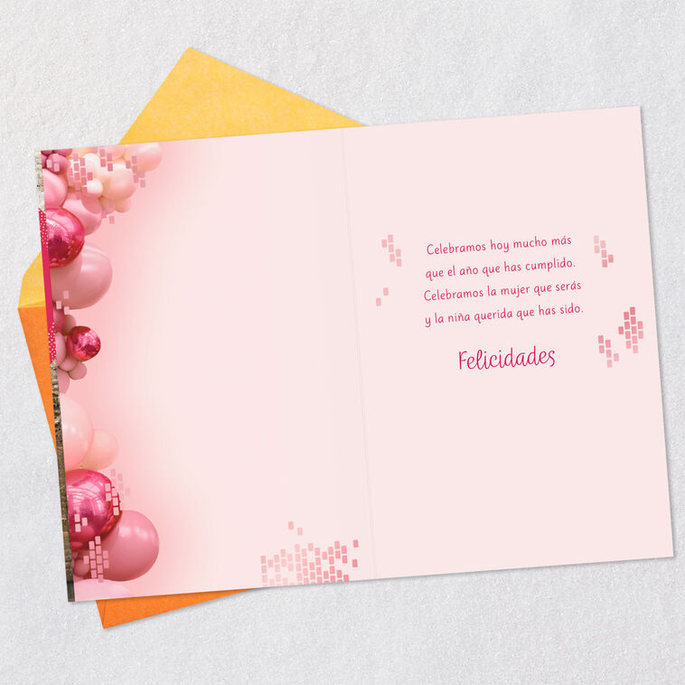 Hallmark Today We Celebrate You Spanish-Language Quinceañera Card