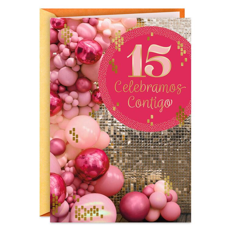hallmark Today We Celebrate You Spanish-Language Quinceañera Card