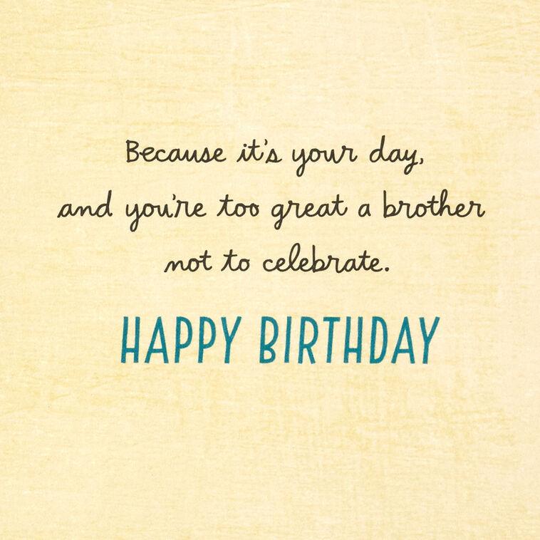 Hallmark Today Will Be So Awesome Birthday Card For Brother
