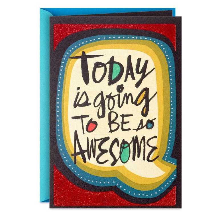 hallmark Today Will Be So Awesome Birthday Card for Brother