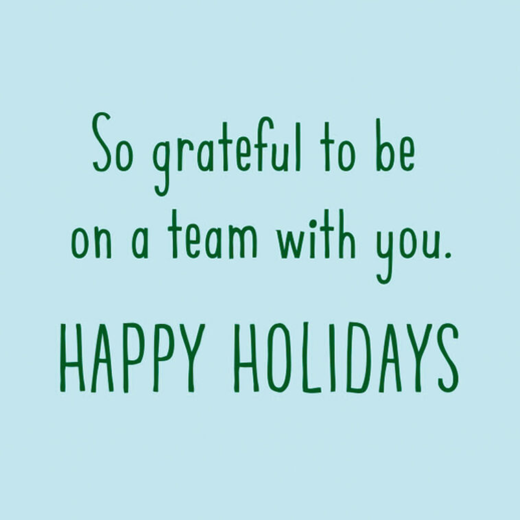 Hallmark Together We Work Magic Holiday Card For Coworker