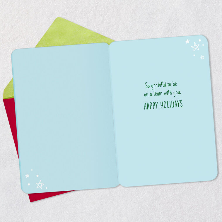 Hallmark Together We Work Magic Holiday Card For Coworker