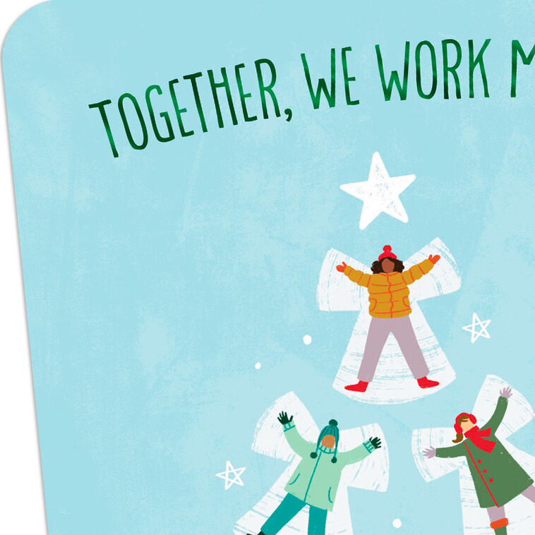 Hallmark Together We Work Magic Holiday Card For Coworker