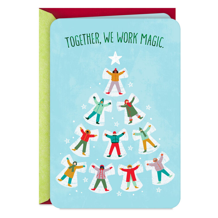 hallmark Together We Work Magic Holiday Card for Coworker