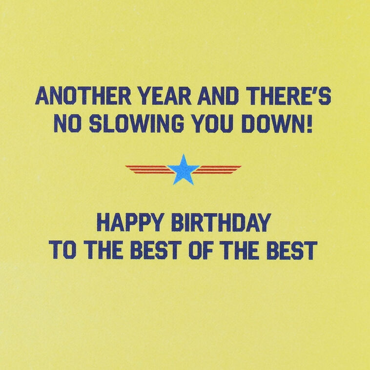 Hallmark Top Gun™ The Need For Speed Birthday Card