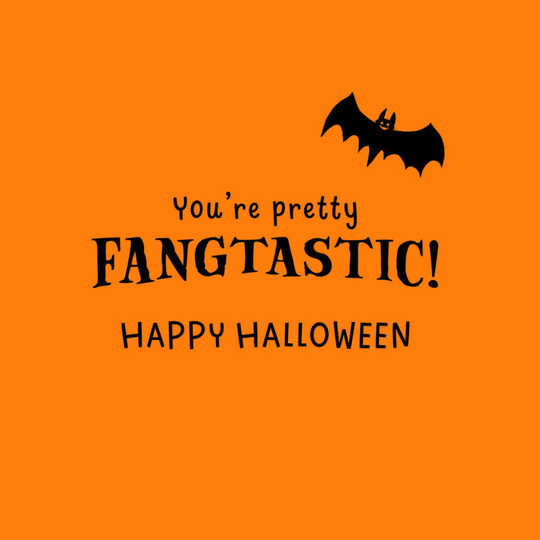 Hallmark Totally Batty About You Halloween Card For Grandson
