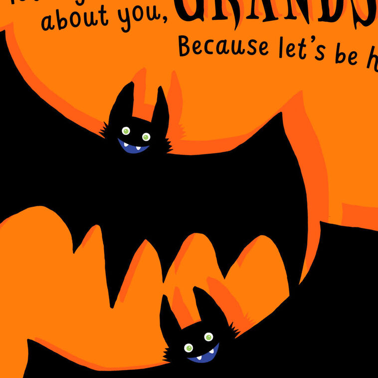 Hallmark Totally Batty About You Halloween Card For Grandson