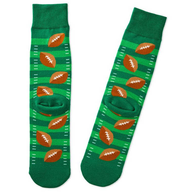 Hallmark Touchdown Dance Football Novelty Crew Socks