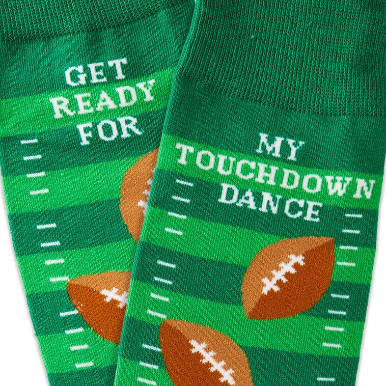 Hallmark Touchdown Dance Football Novelty Crew Socks