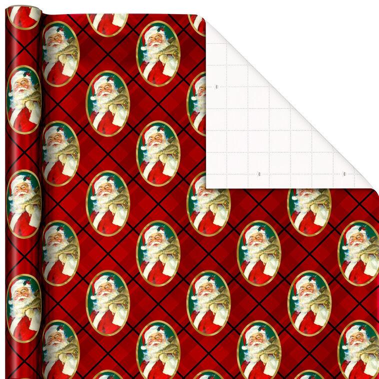 Hallmark Traditional 3-Pack Foil Christmas Wrapping Paper Assortment 60 Sq. Ft