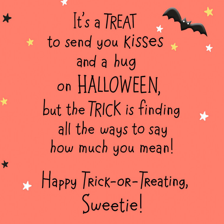 Hallmark Treat To Love You Halloween Card For Granddaughter