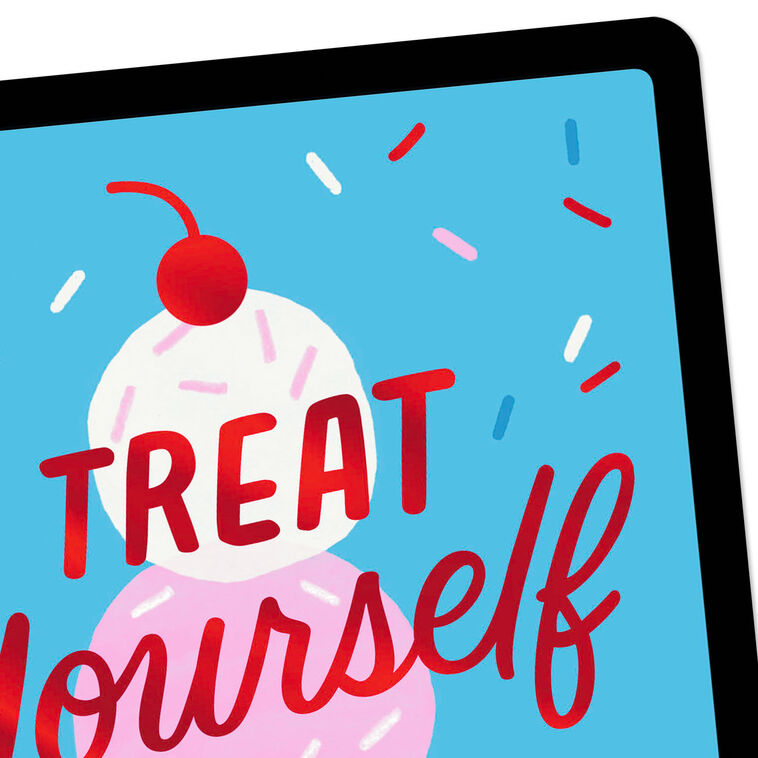 Hallmark Treat Yourself Ice-Cream Cone And Confetti Venmo Birthday Card
